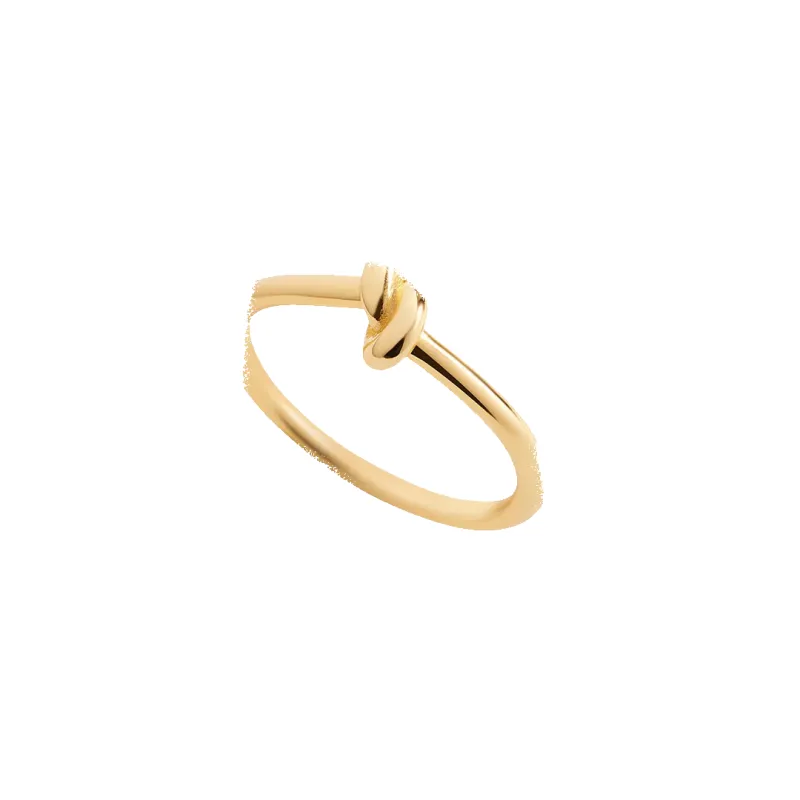Classic Gold Knot Ring sold by Mint & Lilly