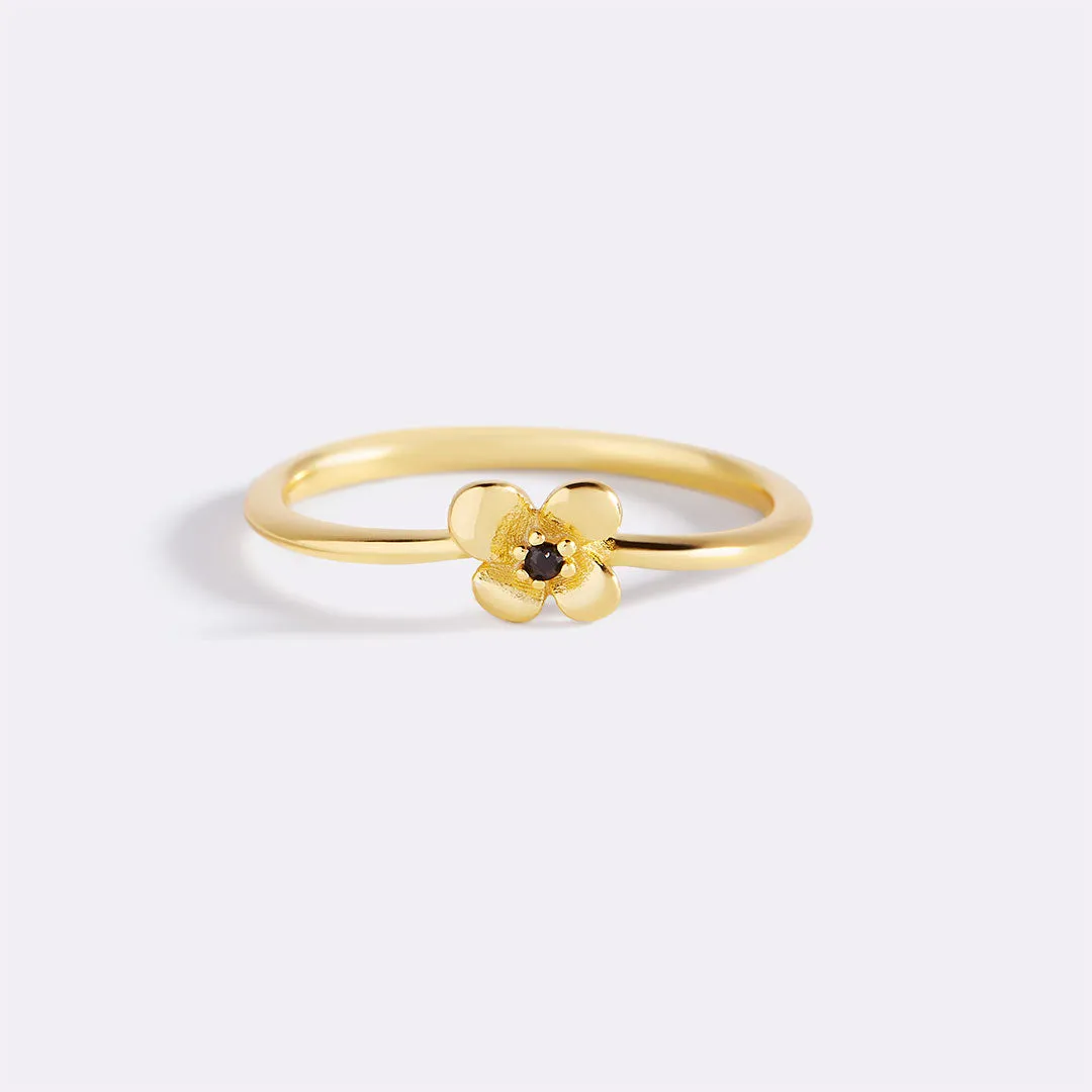 Dainty Floral Statement Ring sold by Mint & Lilly product image thumbnail 3