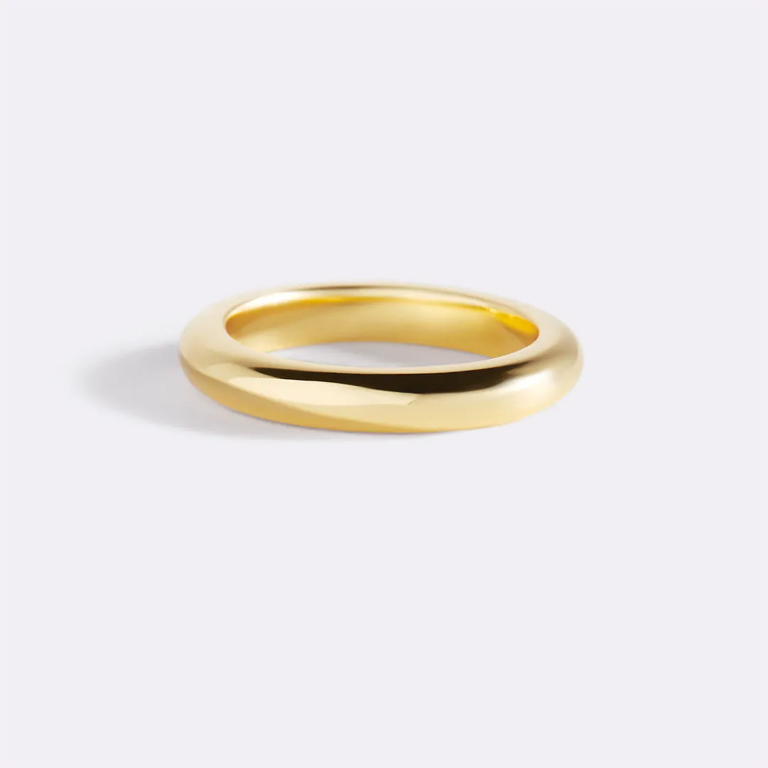 Half Round Band Stacking Ring sold by Mint & Lilly product image thumbnail 4