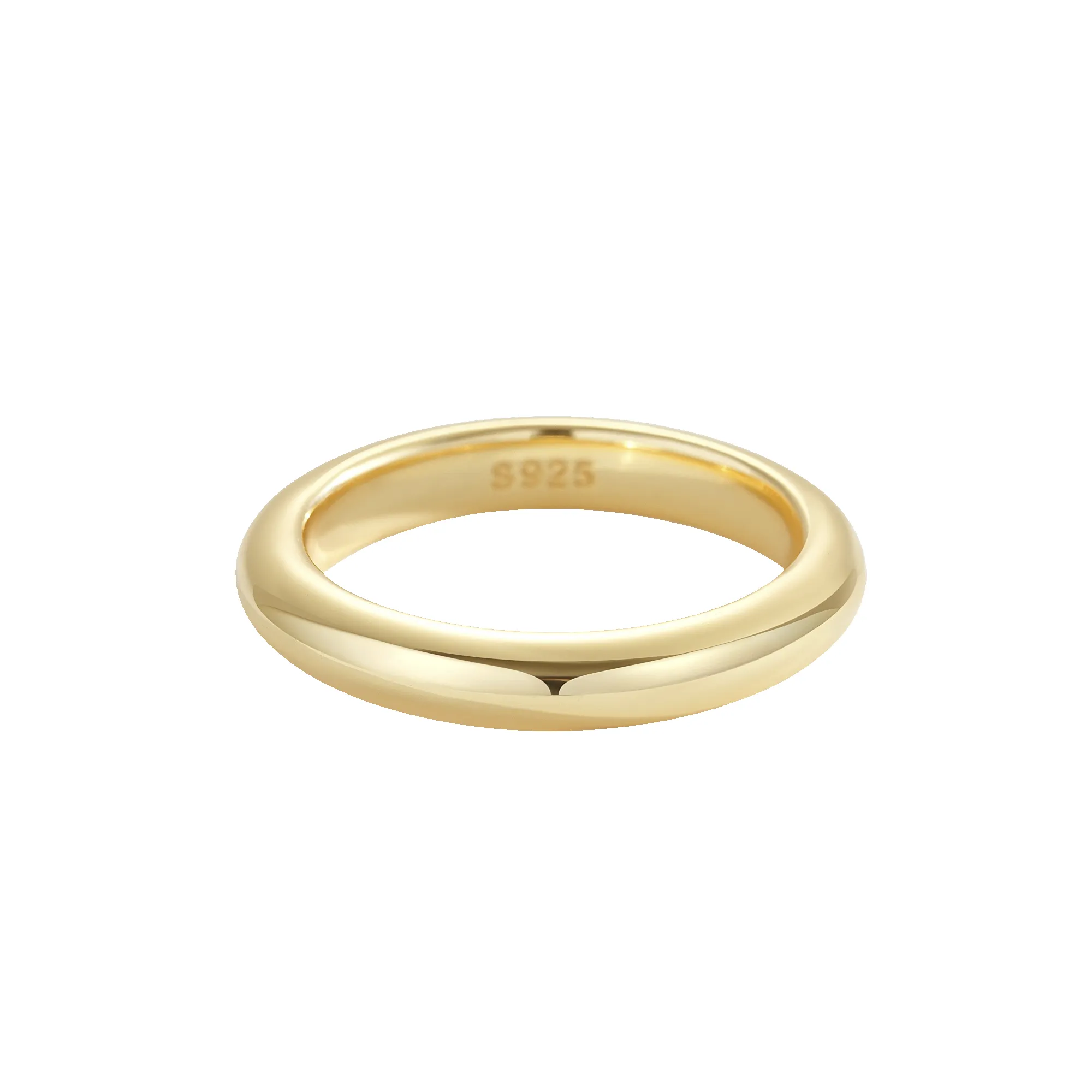 Half Round Band Stacking Ring sold by Mint & Lilly product image thumbnail 5