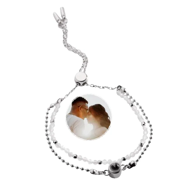 Crystal Photo Bracelet made by Mint & Lilly