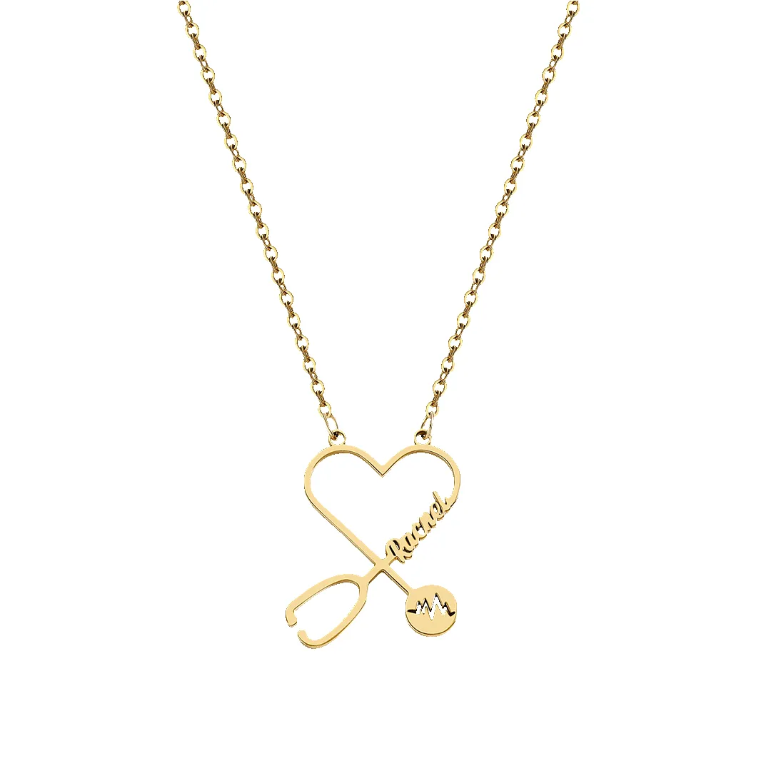 Stethosope Name Necklace sold by Mint & Lilly product image thumbnail 3