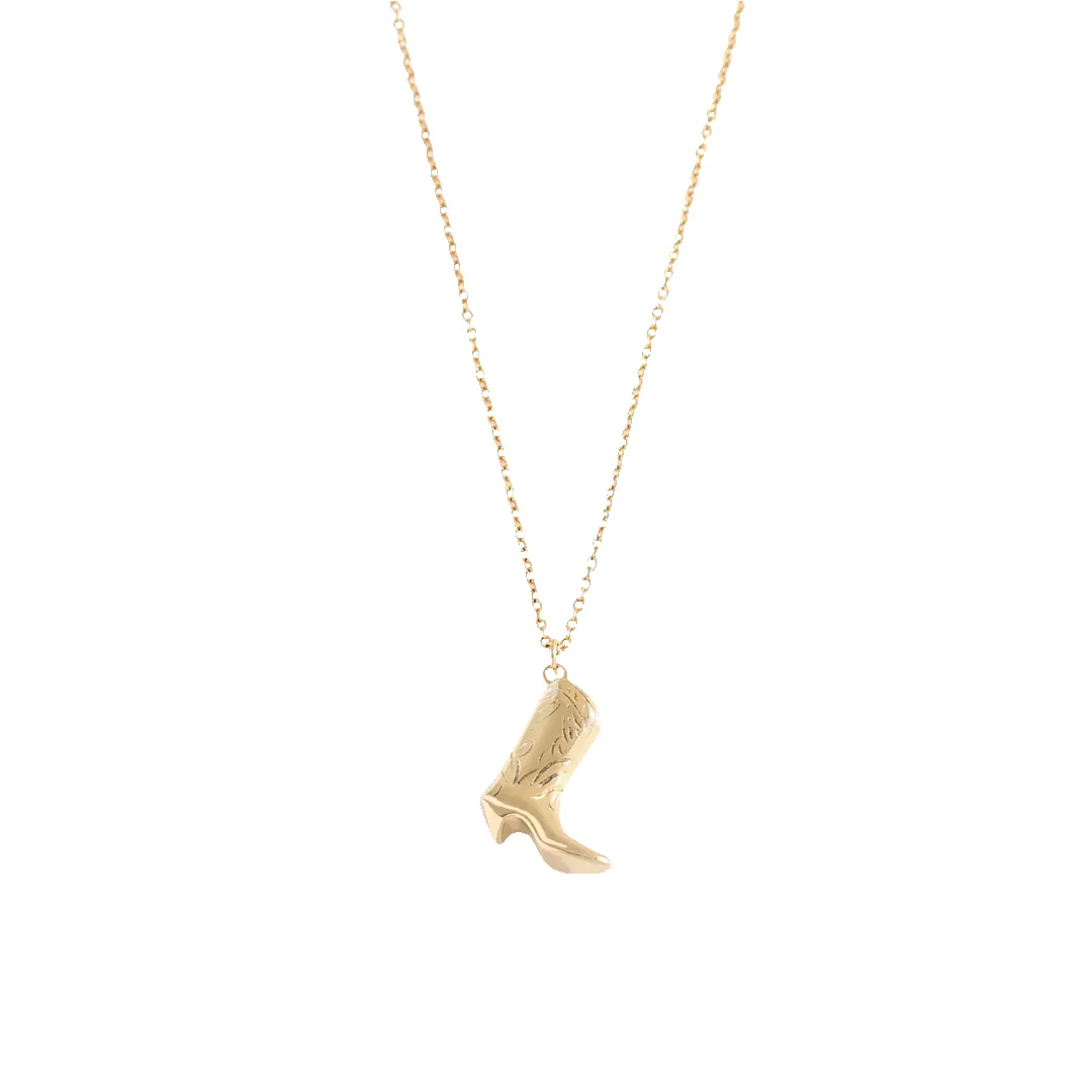 Cowboy Boot Necklace sold by Mint & Lilly product image thumbnail 5