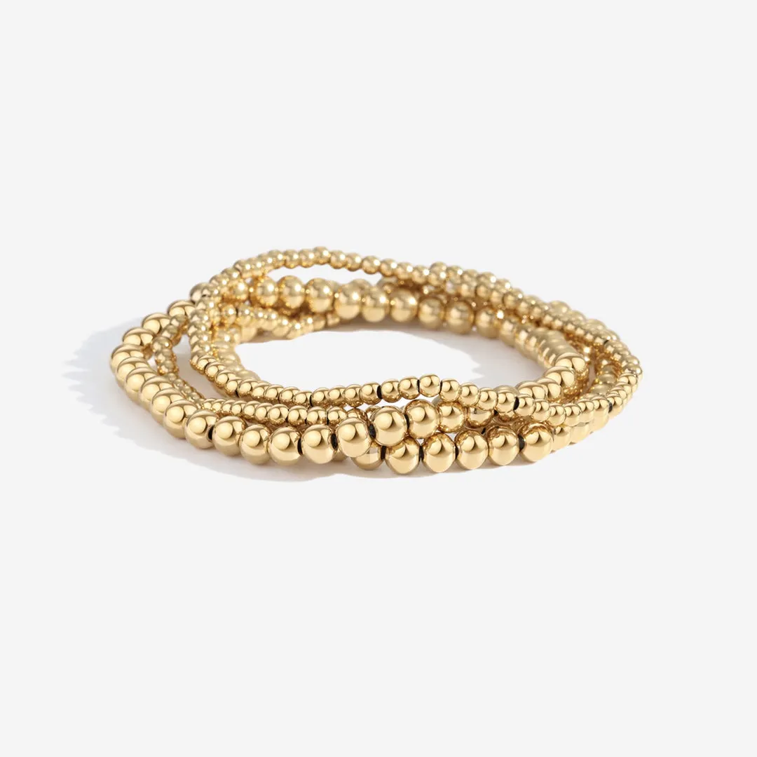 3mm & 5mm Beaded Bracelet Stacking Set sold by Mint & Lilly product image thumbnail 3