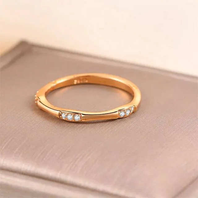 Three by Three Stacking Ring sold by Mint & Lilly product image thumbnail 5