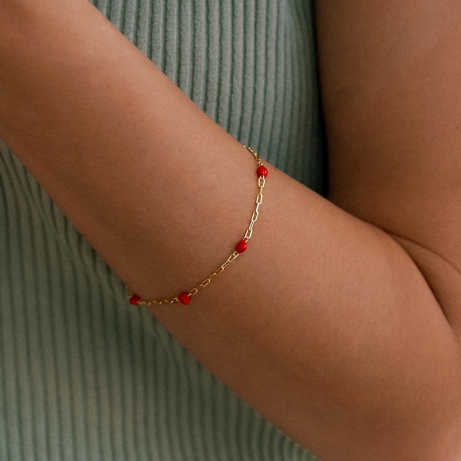 Mon Amour Heart Bracelet sold by Mint & Lilly product image thumbnail 3