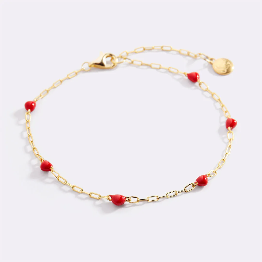 Mon Amour Heart Bracelet sold by Mint & Lilly product image thumbnail 2