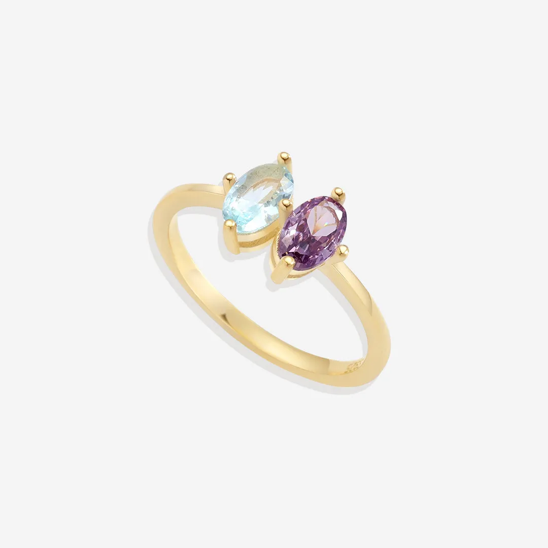 Birthstone Marquis-Cut Ring sold by Mint & Lilly product image thumbnail 5