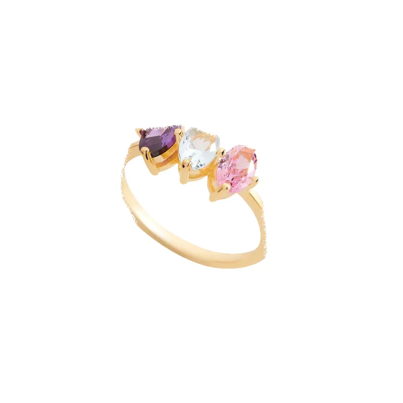 Birthstone Marquis-Cut Ring made by Mint & Lilly