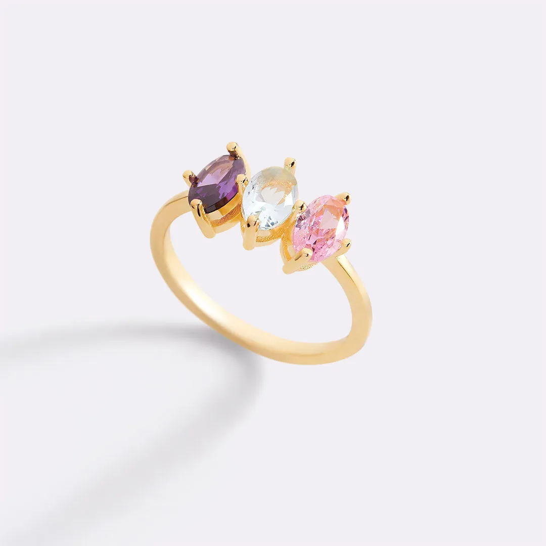 Birthstone Marquis-Cut Ring sold by Mint & Lilly product image thumbnail 2