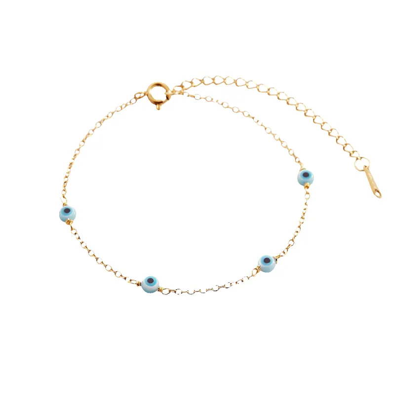 Satellite Evil Eye Bracelet sold by Mint & Lilly