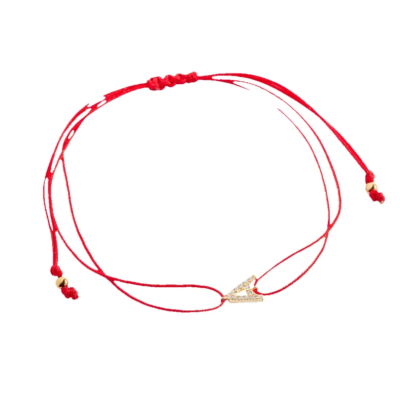 Initial String Adjustable Bracelet sold by Mint & Lilly