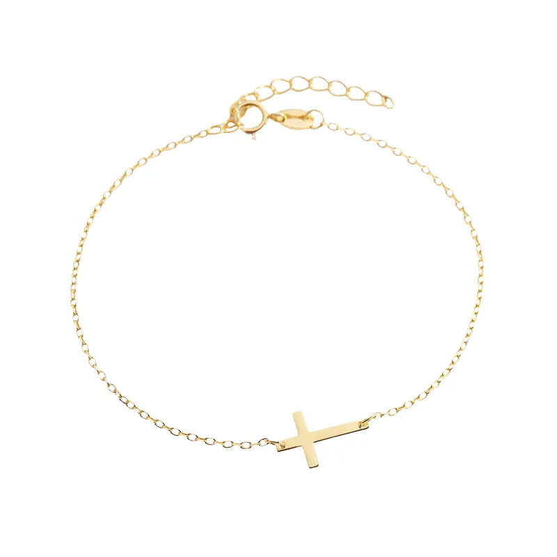 Cross Charm Bracelet sold by Mint & Lilly