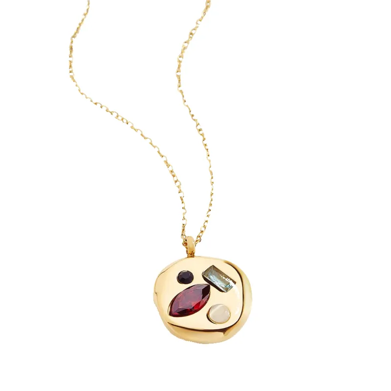 Birthday Pendant Necklace sold by Mint & Lilly