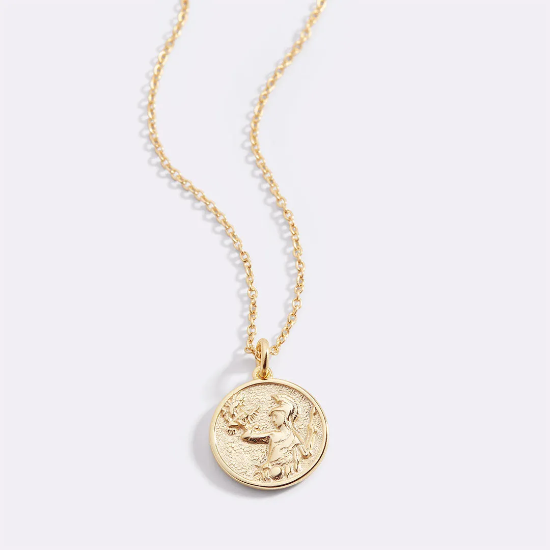 Greek Goddess Pendant Necklace sold by Mint & Lilly product image thumbnail 3