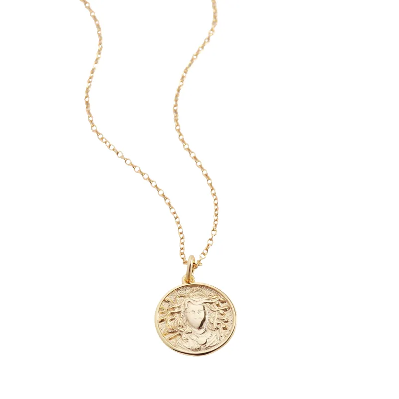 Greek Goddess Pendant Necklace sold by Mint & Lilly