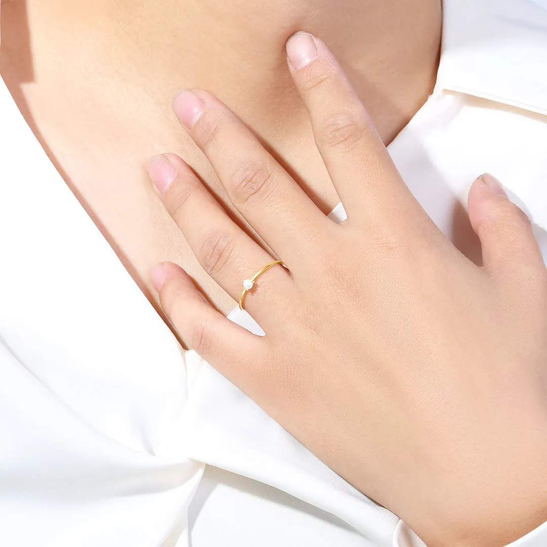 Pearl Stacking Ring sold by Mint & Lilly product image thumbnail 3
