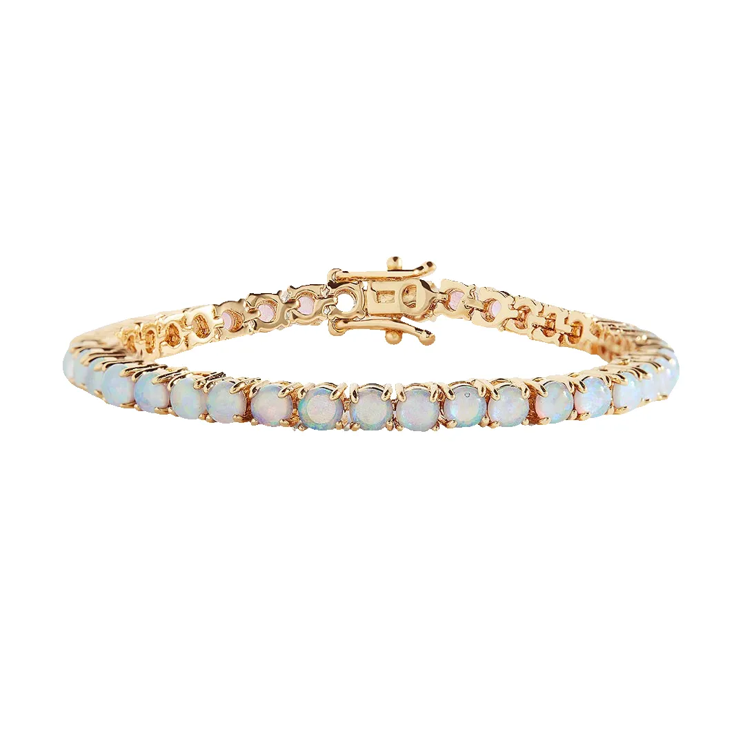 Blue Opal Tennis Bracelet sold by Mint & Lilly