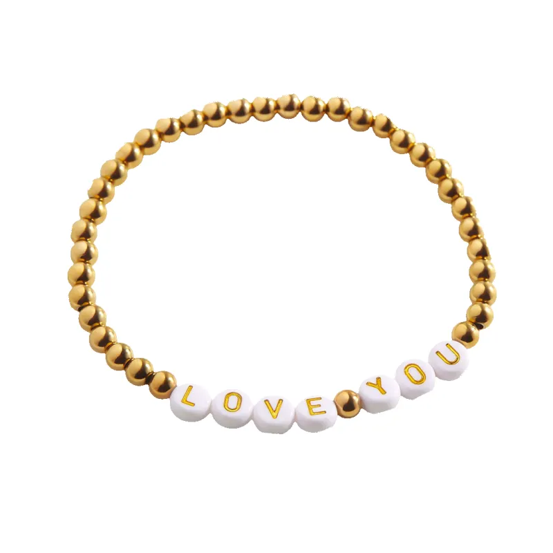 Personalized Word Bracelet sold by Mint & Lilly