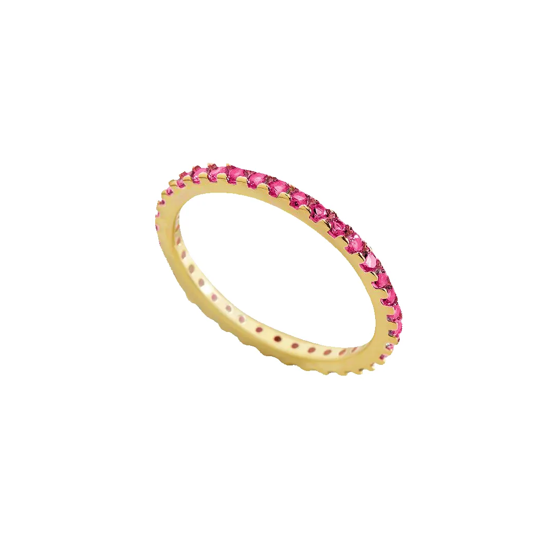 July Birthstone Eternity Stacking Ring sold by Mint & Lilly product image thumbnail 3