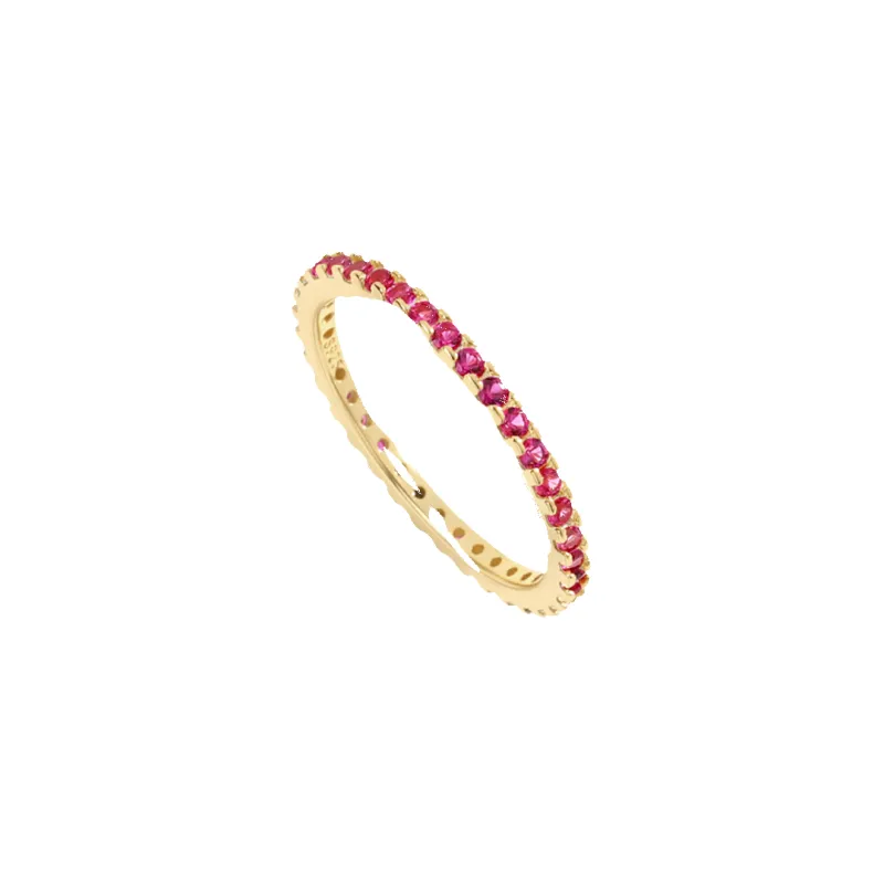 July Birthstone Eternity Stacking Ring sold by Mint & Lilly