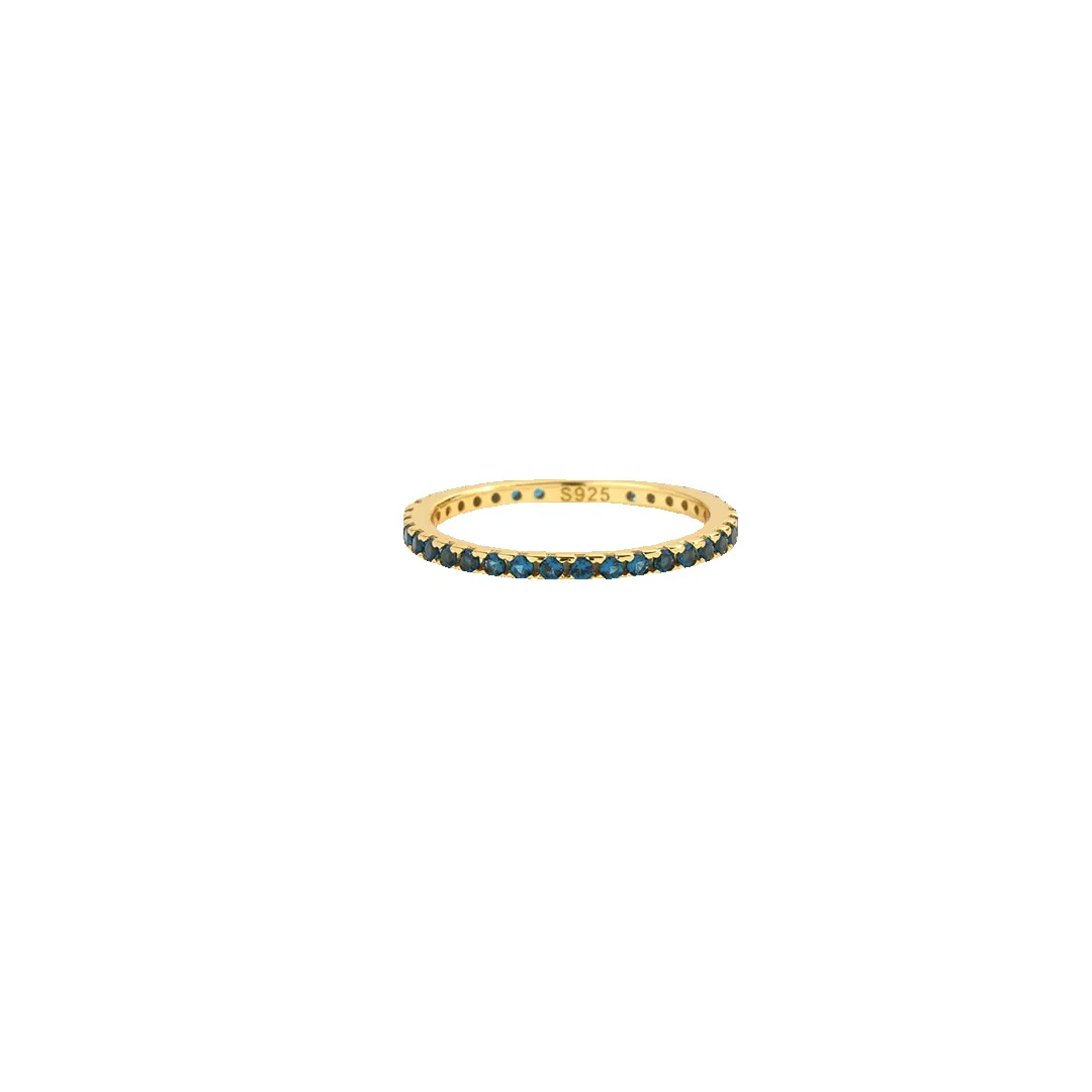 December Birthstone Eternity Stacking Ring sold by Mint & Lilly product image thumbnail 4