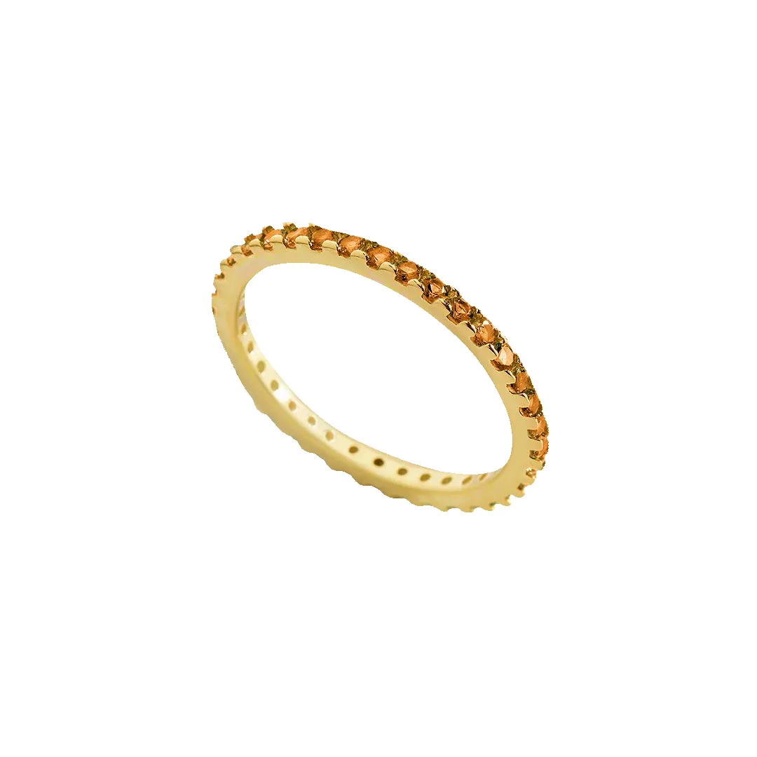 November Birthstone Eternity Stacking Ring sold by Mint & Lilly product image thumbnail 5
