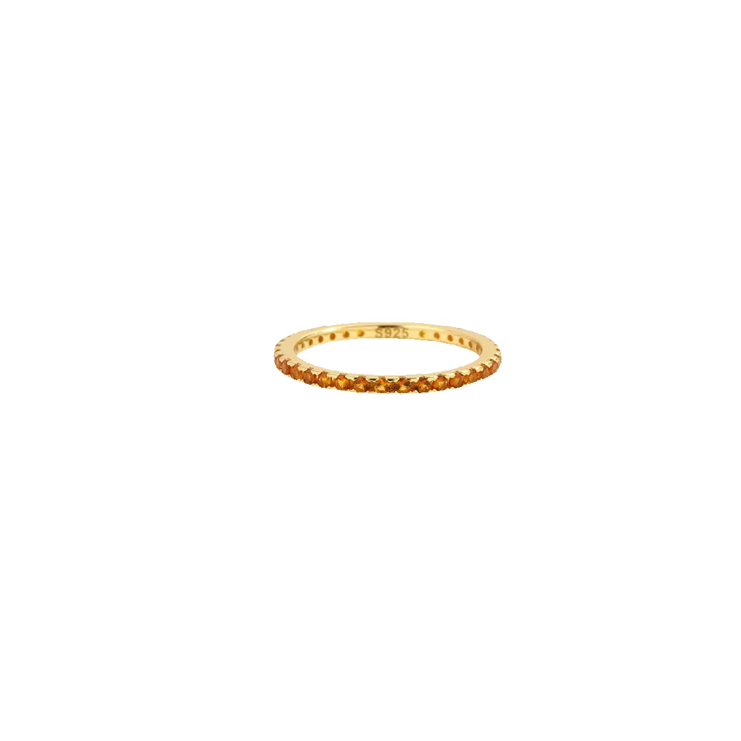 November Birthstone Eternity Stacking Ring sold by Mint & Lilly product image thumbnail 4
