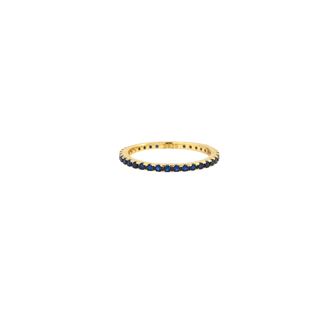 September Birthstone Eternity Stacking Ring sold by Mint & Lilly product image thumbnail 4