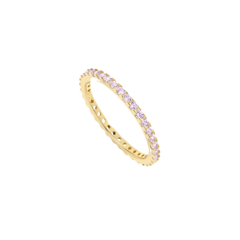 June Birthstone Eternity Stacking Ring sold by Mint & Lilly