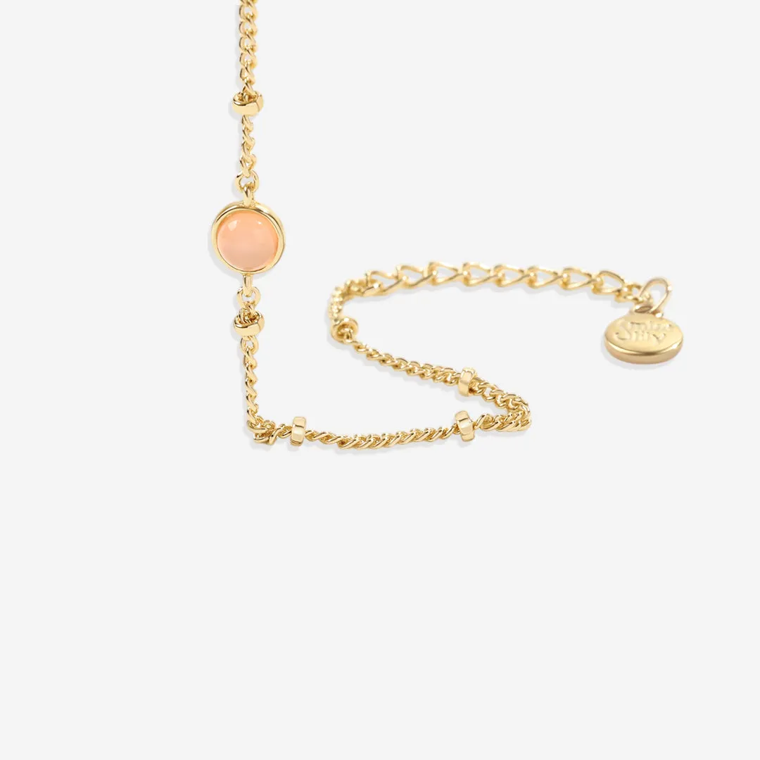 Rose Quartz Gemstone Bracelet sold by Mint & Lilly product image thumbnail 5