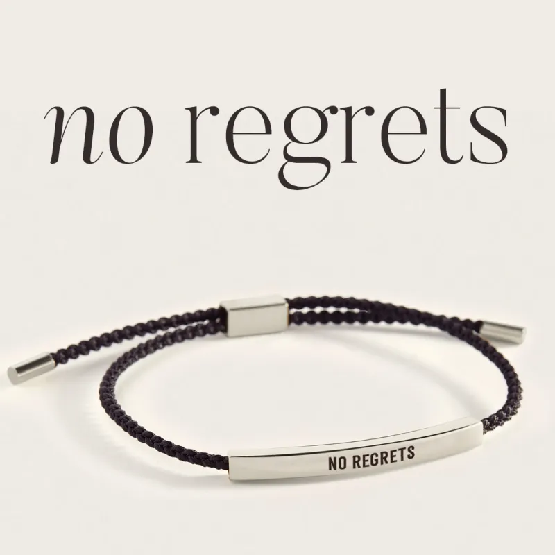 No Regrets Inspire Bracelet sold by Mint & Lilly