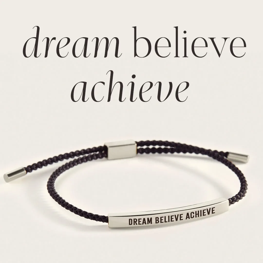 Dream Believe Achieve Inspire Bracelet sold by Mint & Lilly