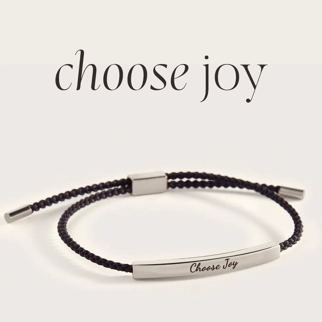 Choose Joy Inspire Bracelet sold by Mint & Lilly