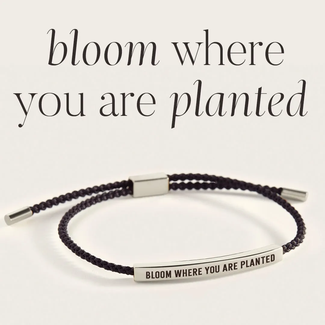 Bloom Where You Are Planted Inspire Bracelet sold by Mint & Lilly