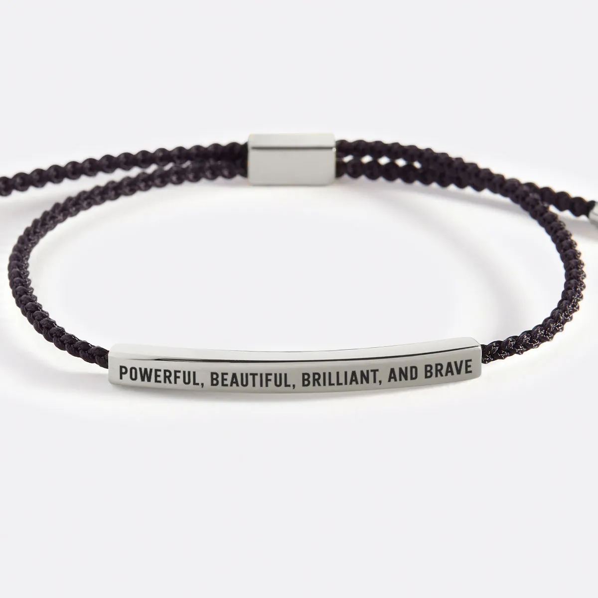 Powerful, Beautiful, Brilliant, and Brave Inspire Bracelet sold by Mint & Lilly product image thumbnail 5