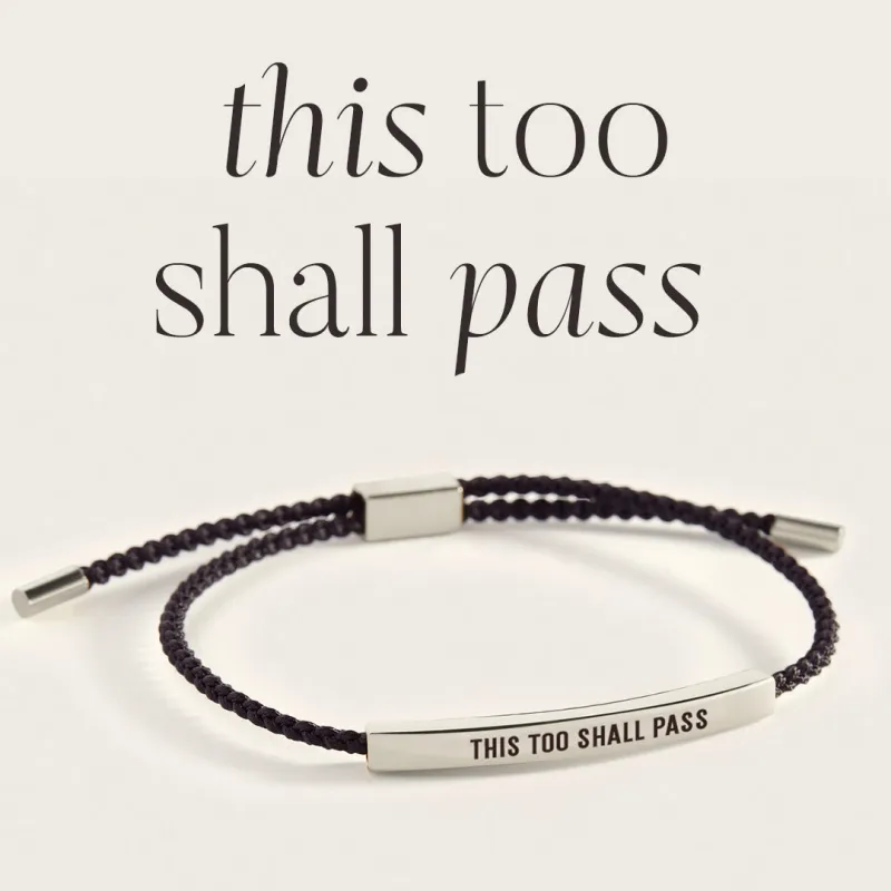 This Too Shall Pass Inspire Bracelet sold by Mint & Lilly