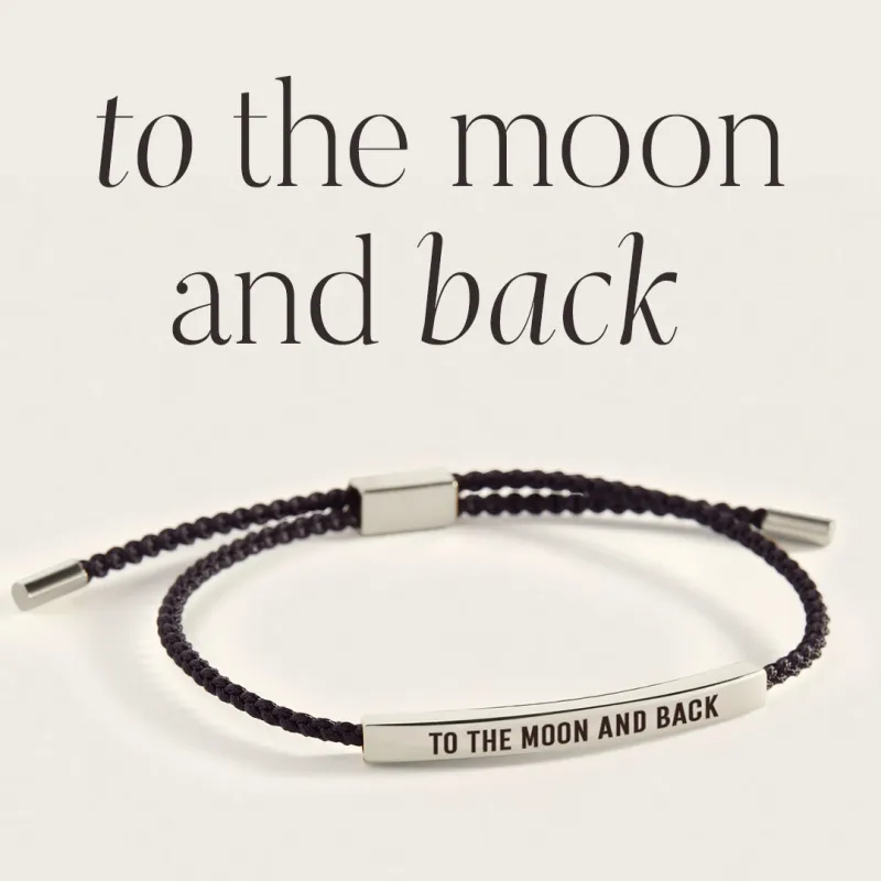 To The Moon And Back Inspire Bracelet sold by Mint & Lilly