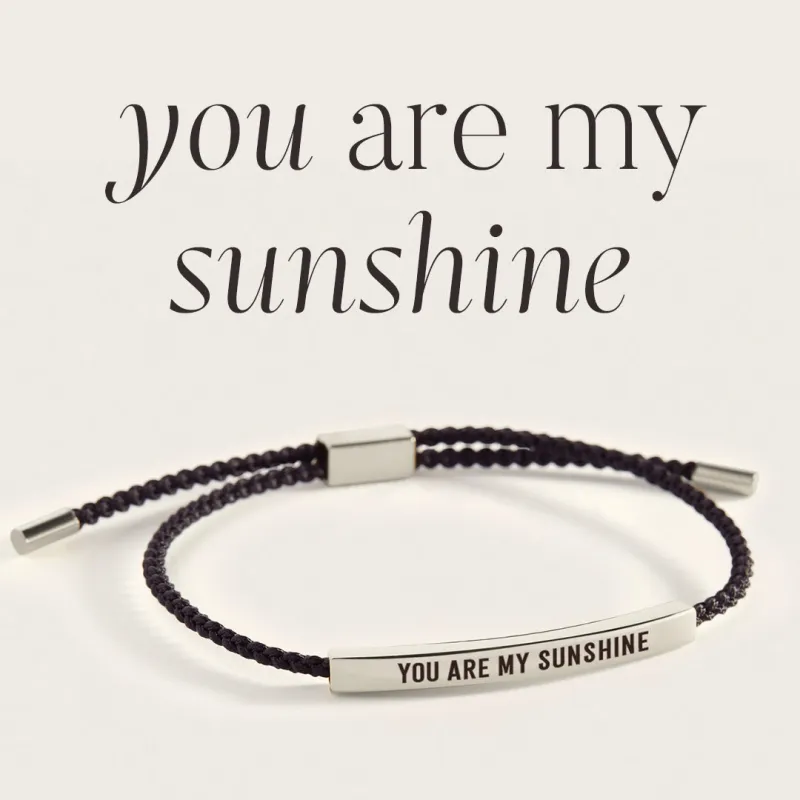 You Are My Sunshine Inspire Bracelet sold by Mint & Lilly