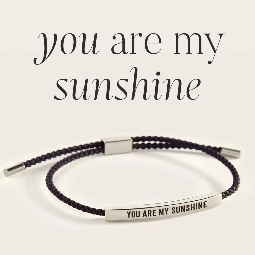 You Are My Sunshine Inspire Bracelet sold by Mint & Lilly