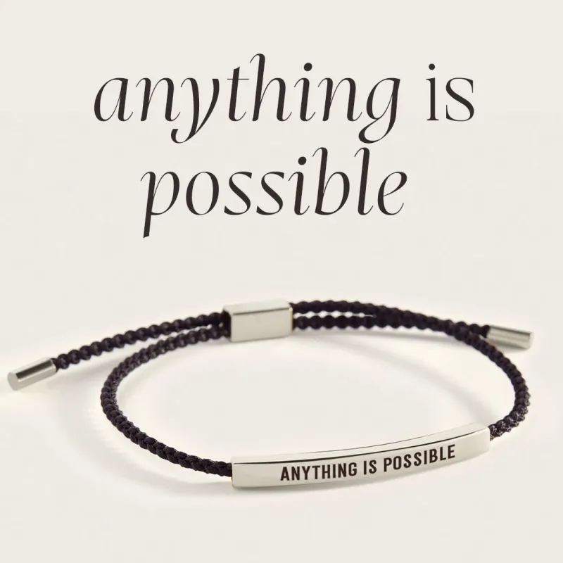 Anything Is Possible Inspire Bracelet sold by Mint & Lilly