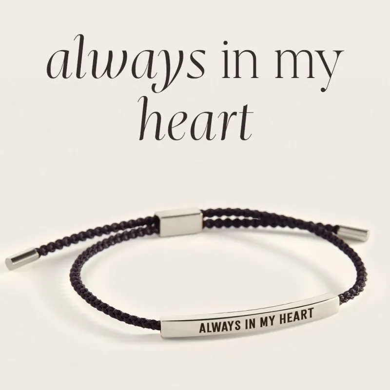Always In My Heart Inspire Bracelet sold by Mint & Lilly