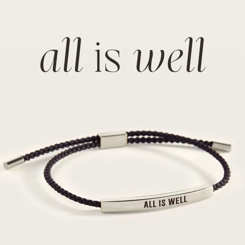 All is Well Inspire Bracelet sold by Mint & Lilly