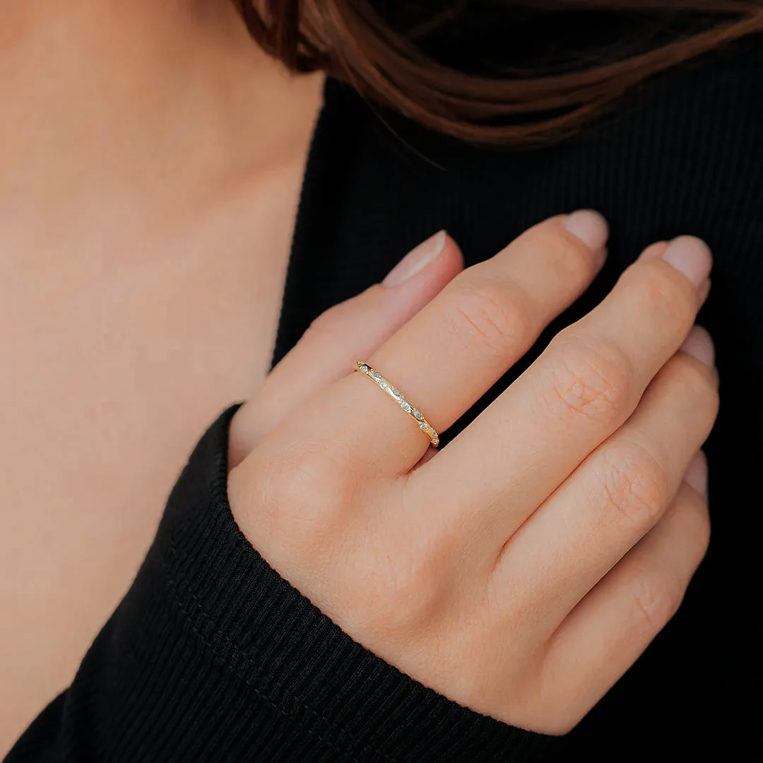 Dainty Constellation Birthstone Ring sold by Mint & Lilly product image thumbnail 3