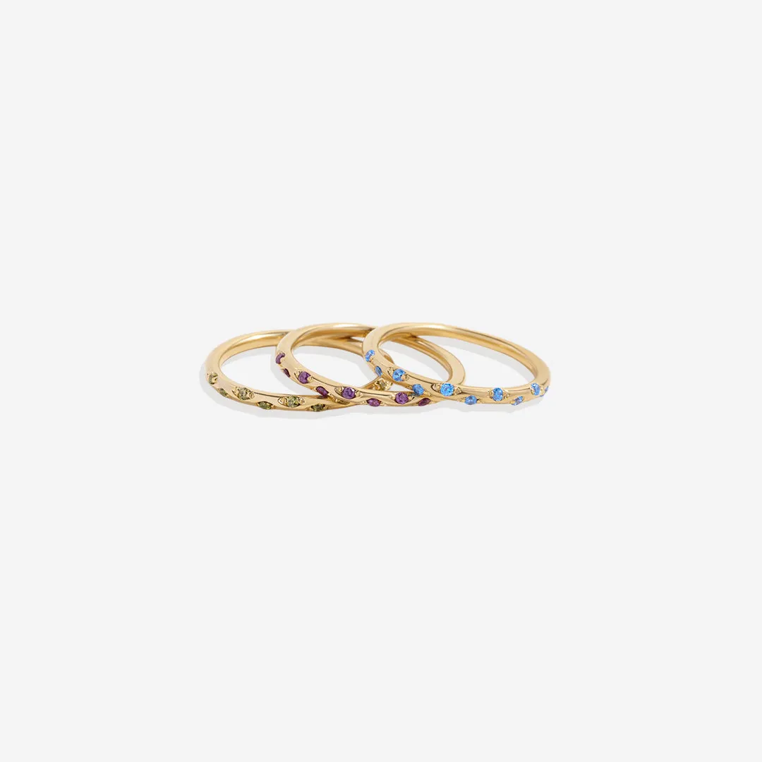 Dainty Constellation Birthstone Ring sold by Mint & Lilly product image thumbnail 4