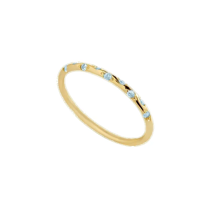 Dainty Constellation Birthstone Ring sold by Mint & Lilly