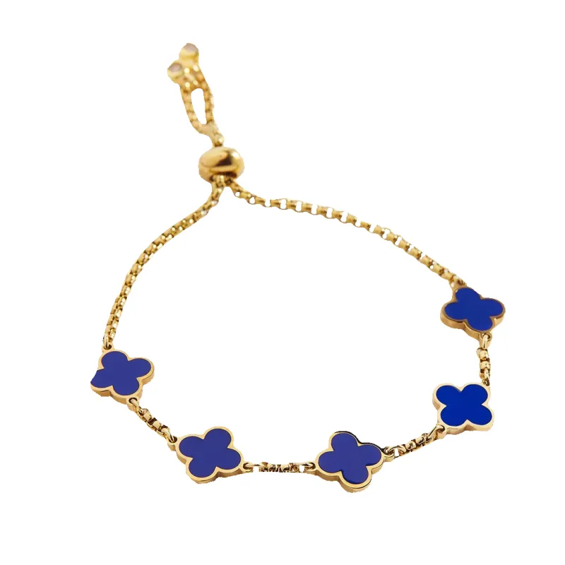Clover Enamel Bracelet made by Mint & Lilly