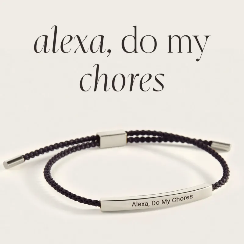 Alexa, Do My Chores Inspire Bracelet sold by Mint & Lilly