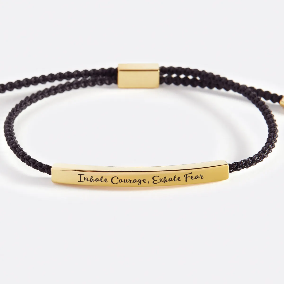 Inhale Courage, Exhale Fear Inspire Bracelet sold by Mint & Lilly product image thumbnail 5