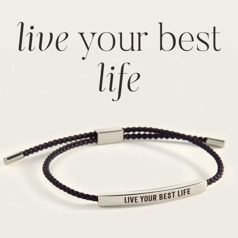 Live Your Best Life Inspire Bracelet made by Mint & Lilly